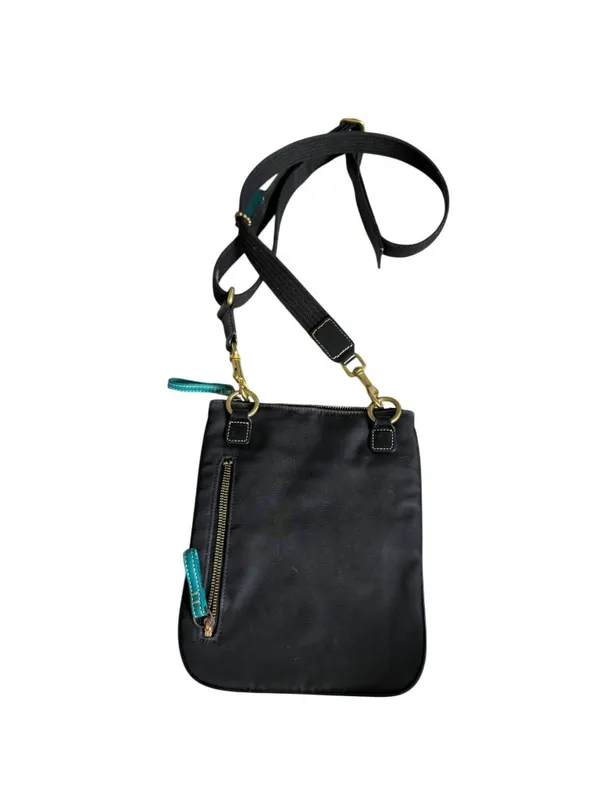COACH Black Teal Adjustable Crossbody Bag - Image 5
