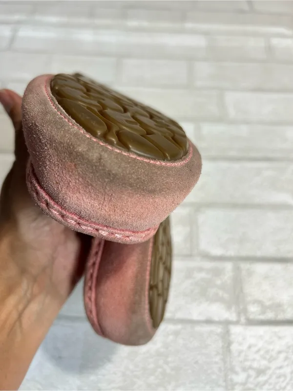 UGG Womans Rose Suede Shearling-Lined Moccasin Slippers - Image 7