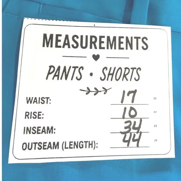 Express Photographer Pants 32/34 Teal BlueFlat Front Cotton Stretch Actual 34/34 - Image 7