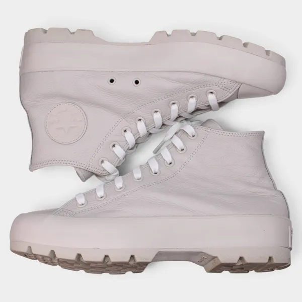 Converse Chuck Taylor Lugged 2.0 Women 11 Desert Sand Leather Platform - Image 11