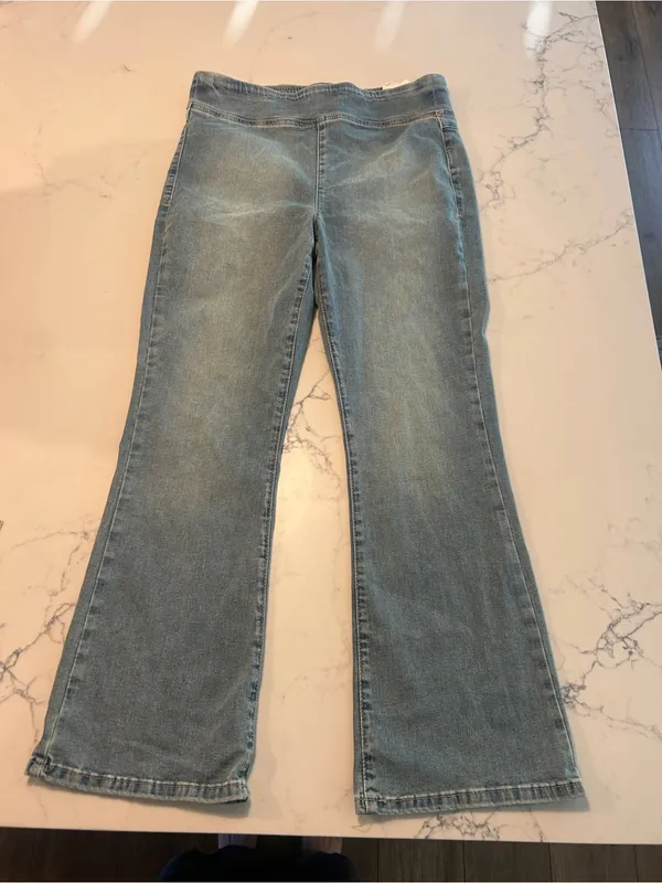 Free People We The Free In My Feelings Crop Boot Flare Jeans Women's Size Small - Image 2