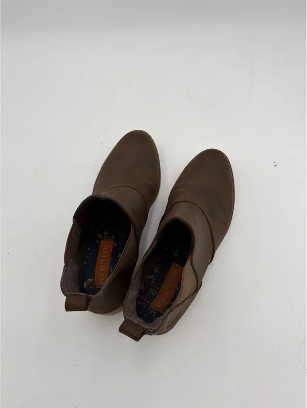 Rocket Dog Maylon Woman’s Size 7 Brown Ankle Boots with Elastic Side Panels - Image 8