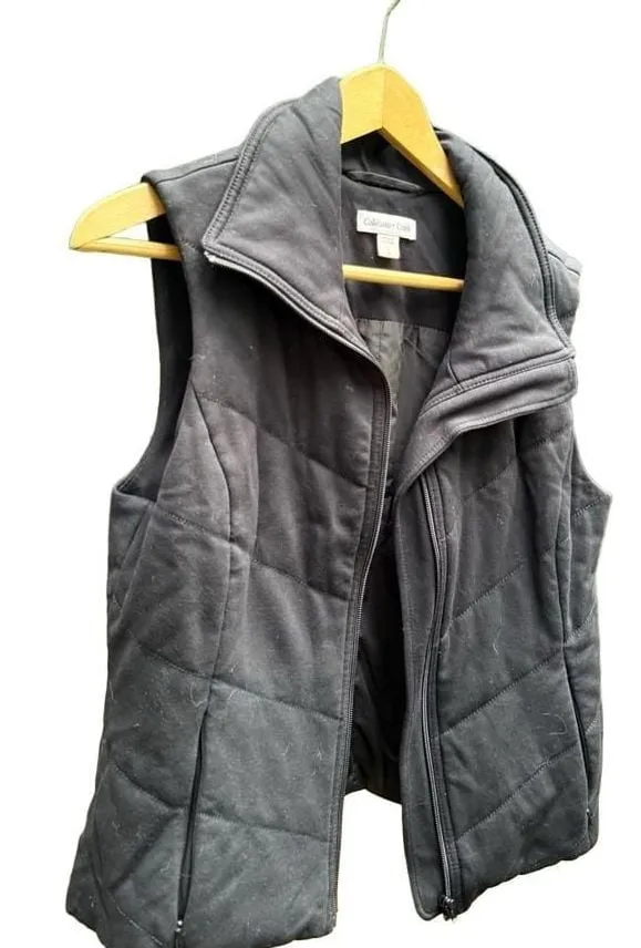 Coldwater Creek Women's Quilted Puffer Vest Size Small - Image 2