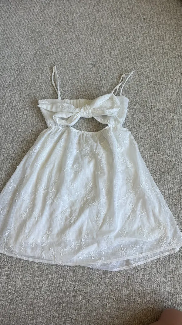 Princess Polly Granno Mini Dress White - Image 2