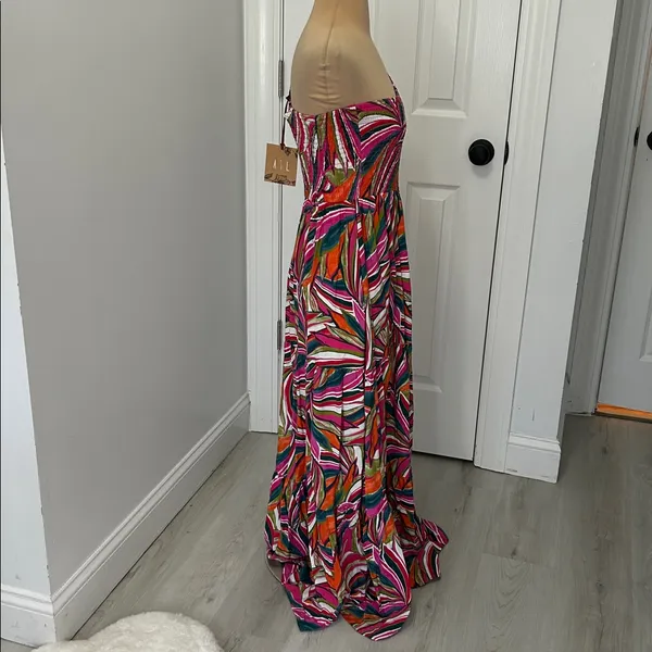 Anthropologie Abel The Label Kelissa One Shoulder Maxi Dress - Image 5
