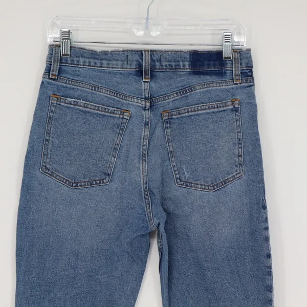 Abercrombie & Fitch Women's The Skinny High Rise Medium Wash Jean Size 4 Regular - Image 9
