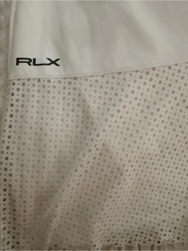 Ralph Lauren White Eyelet-Hem Athletic Mini Skort - Image 3