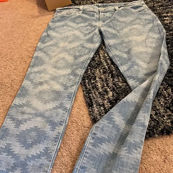 7 for all mankind‎ Aztec skinny jeans 32 - Image 5
