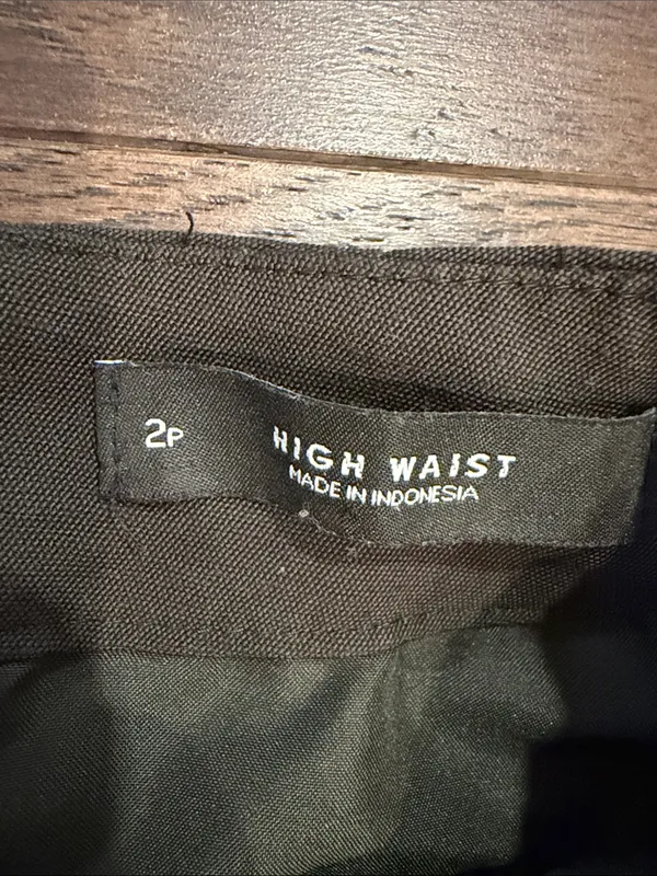 LOFT Green High Waist Wide Leg Sailor Pants Button Front Size 2P - C61-126 - Image 4