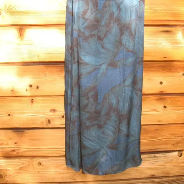 NWT Sachin + Babi Chelsea Blue Size One Shoulder Gown Dress FLAWS - Image 11