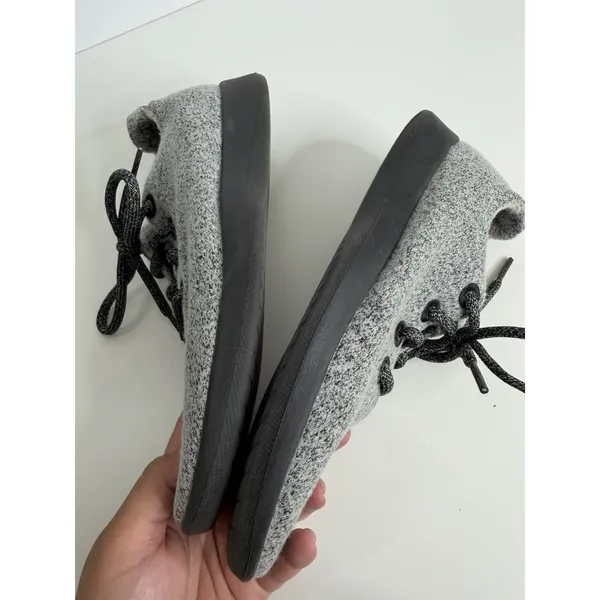 Allbirds Women's Wool Runner Gray Black Merino Wool Sneakers Size 8 Normcore - Image 10