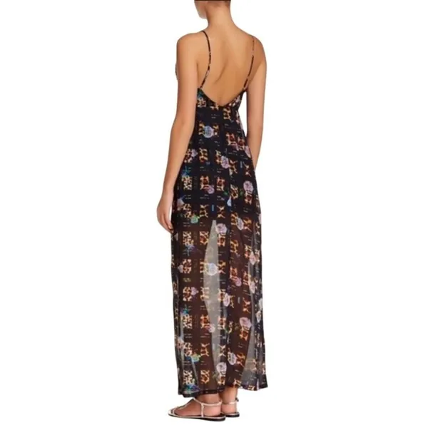 MINKPINK Jungle Fever Maxi Dress Multi Leopard Floral‎ Print XS IS15S1473 NEW - Image 2