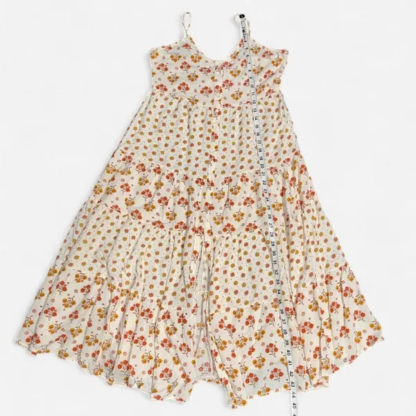 Patrons-of-peace Women's Cream and Orange Dress - Image 5