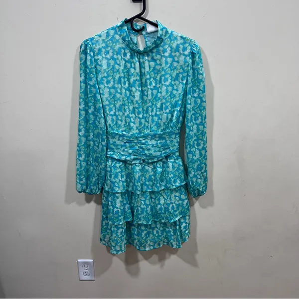 Easy Clothes Blue And Green Manae Dress Our Color: Blue And Green size medium - Image 6