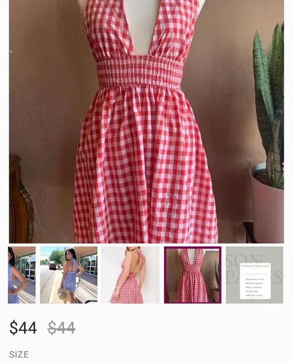 Better Be Red And White Dress - Image 3