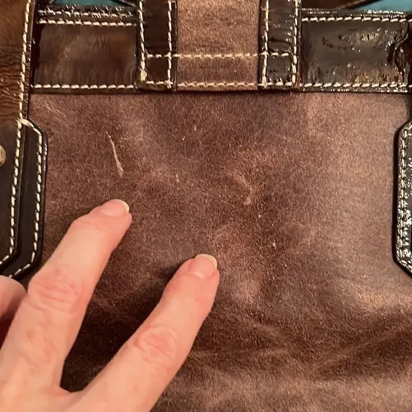 7 for All Mankind Gorgeous brown handbag minimal signs of wear lots of life left - Image 7