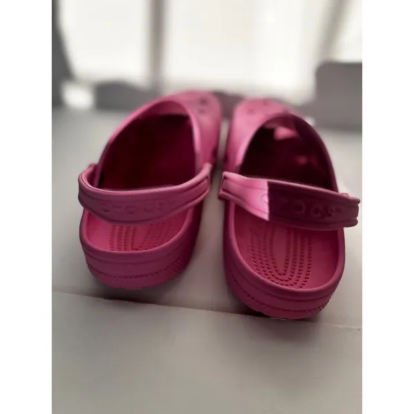 Crocs Classic Clogs Comfort Slip On Casual Shoes Pink Women's Size 9 - Image 3
