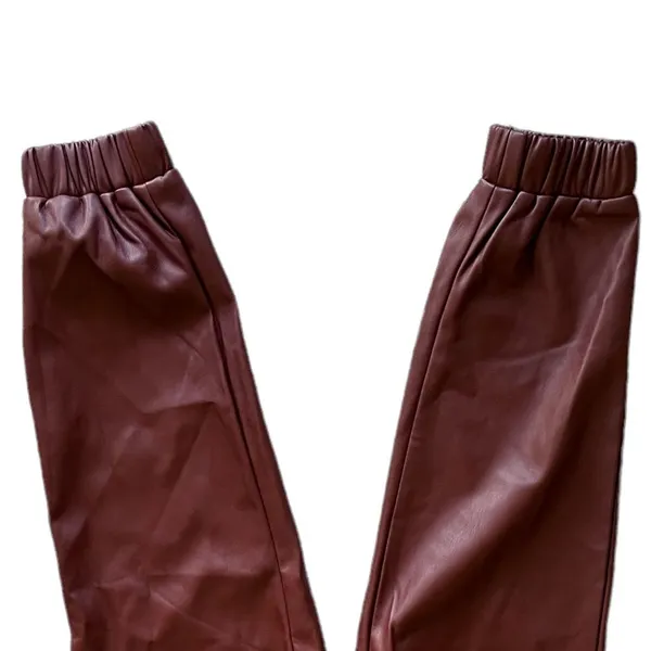 NWOT INC International Concept Faux Leather Joggers Pant High Waisted M - Image 5