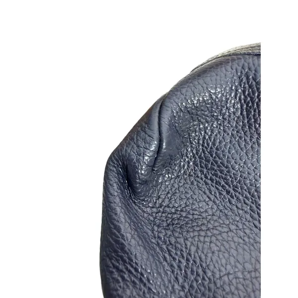 Cuyana Navy Blue Pebbled Leather Slouchy Shoulder Bag - Image 2