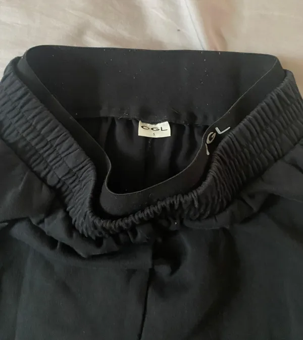 Spandex Waistband Sweatpants Black - Image 2