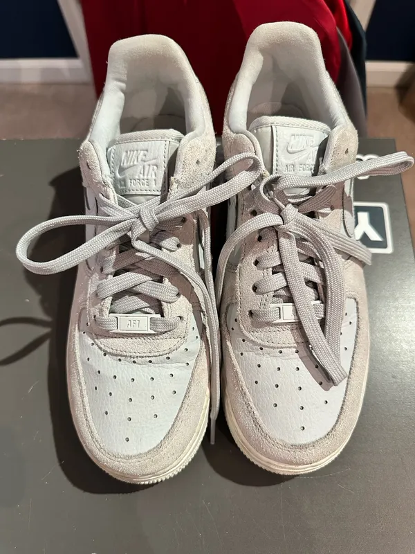 Nike Air Force 1 Sail Glitter '07 SE Suede - Image 6