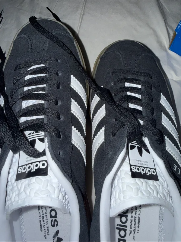 Adidas Handball Spezial Gazelle Platform Woman’s Black / White Sneakers - Image 7