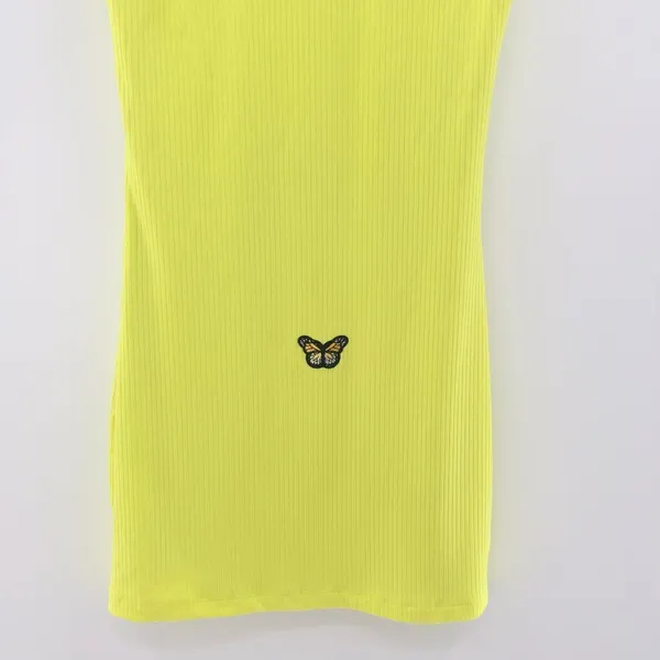 superdown Kourtney Backless Mini Dress in Chartreuse‎ - Image 2