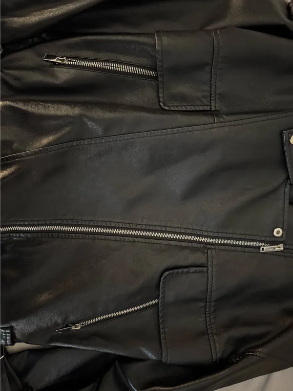 Missguided Faux Leather Jacket - Image 5