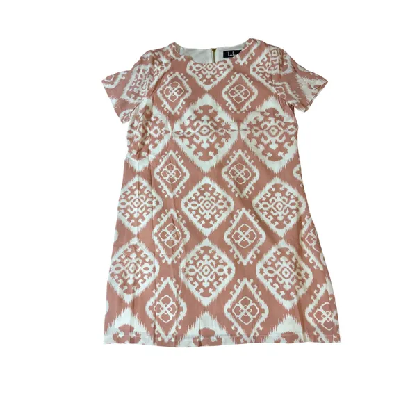 NWT Lulus Size Medium Give Me a Print Blush Pink Print Shift‎ Dress - Image 3
