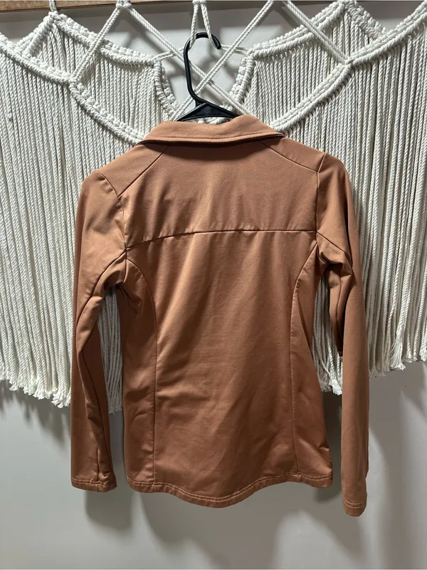 Mondetta Women's Zip-Front Utility Jacket in Terracotta - Image 2
