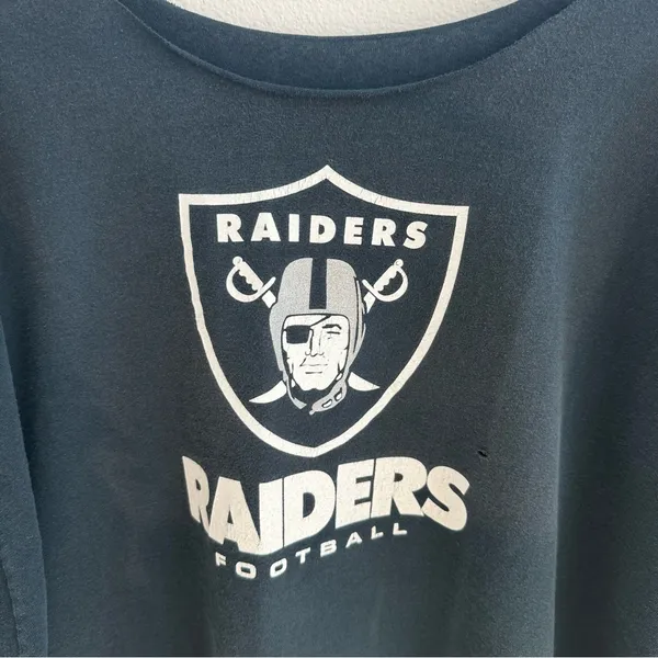 Raiders NFL football off-the-shoulder tee - Image 2