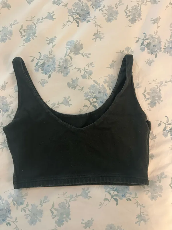 Brandy Melville Tank Dark Green - Image 2