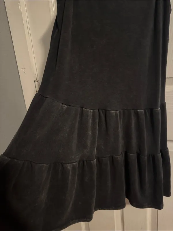wild fable Black Tiered Slip Mini Dress - Image 4