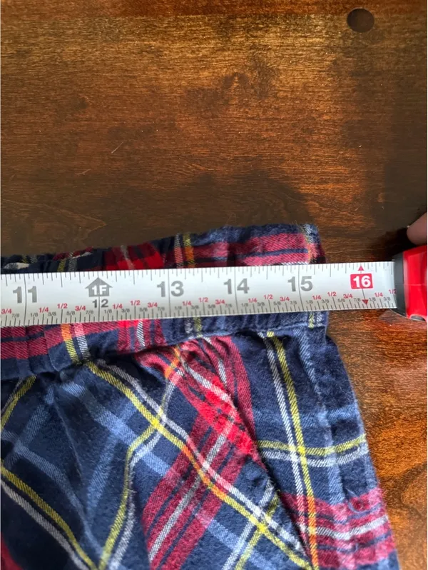 Aerie Cozy Plaid Flannel Lounge Pants with Drawstring Waist and Button Detail - Image 6