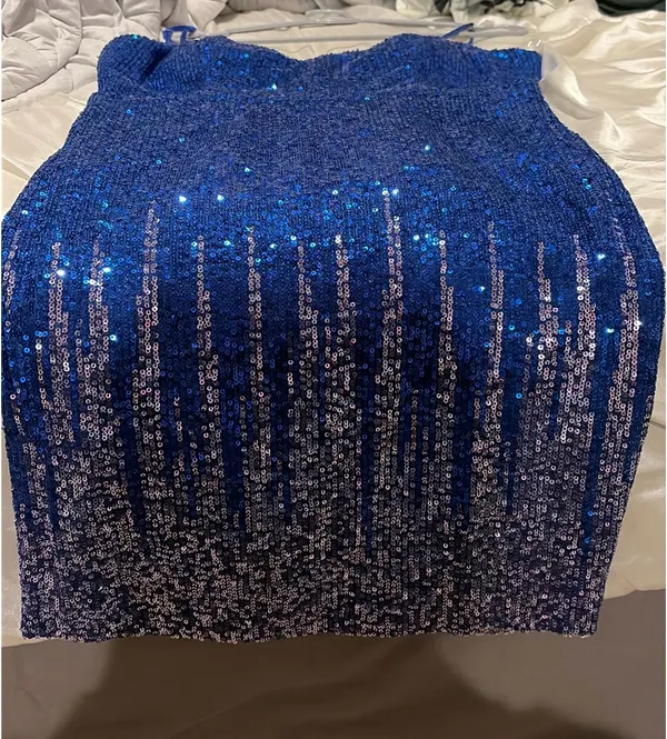 Blue Dillard's Homecoming Dress - Image 3