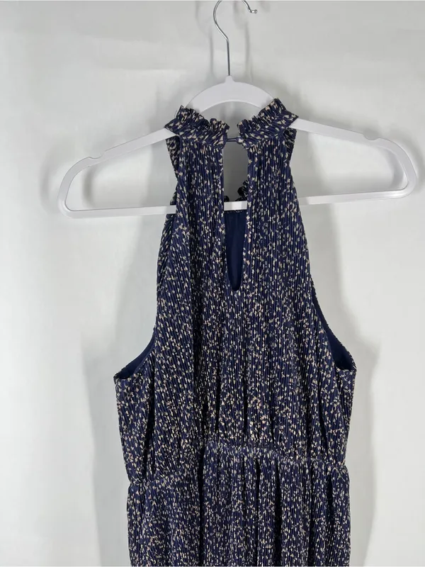 HD in Paris Anthropologie Pleated Halter Dress M‎ Petite - Image 10