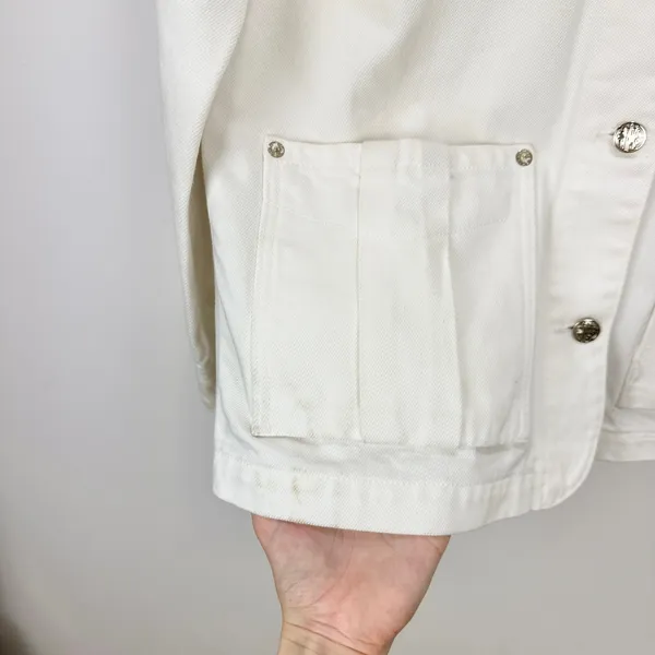 Madewell Benjamin Talley Smith The Fairview Barn Jacket in Chalk Wash Small NWT - Image 10