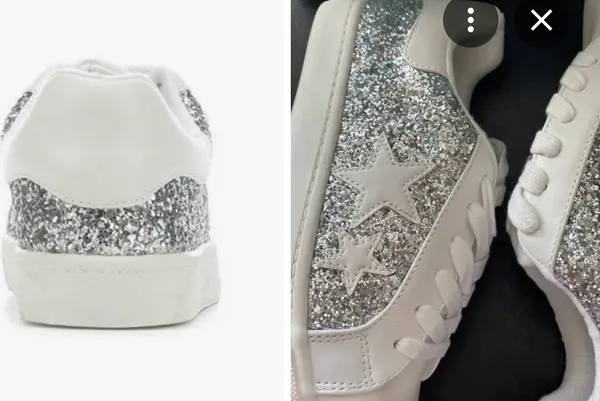 Soda Boutique Sparkle Star Sneakers - Image 3