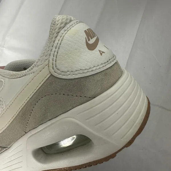 Nike Air Max SC Casual Sneakers White Beige Suede Mesh‎ Athletic Shoes - Image 3