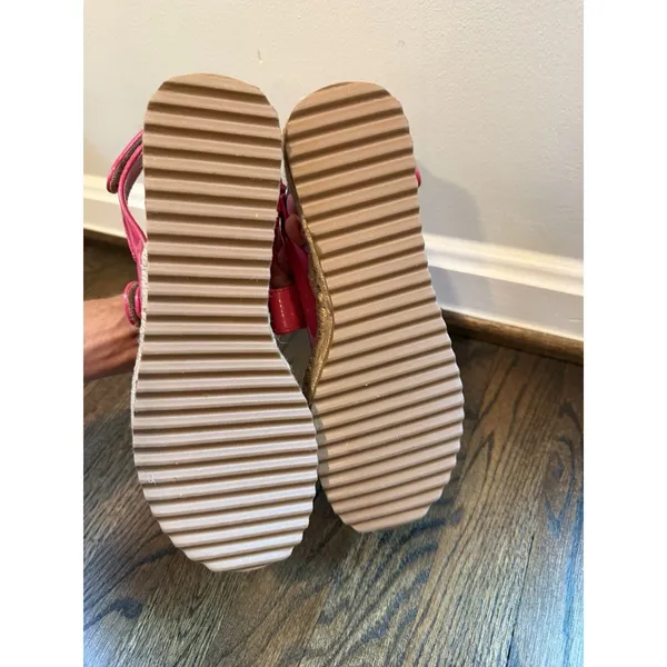 Reformation Trinity Sport Espadrille Patent Leather Hot Pink Sz 7 NEW - Image 4