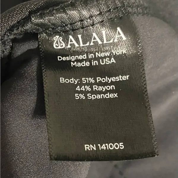 ALALA Black Phoebe Trousers Pleated Athleisure Joggers Small - Image 8