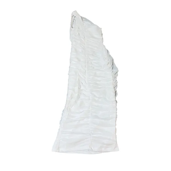 NWT OYS SZ Medium Sexy Bodycon One Shoulder Sleeveless Ruched Midi Dress Formal - Image 2