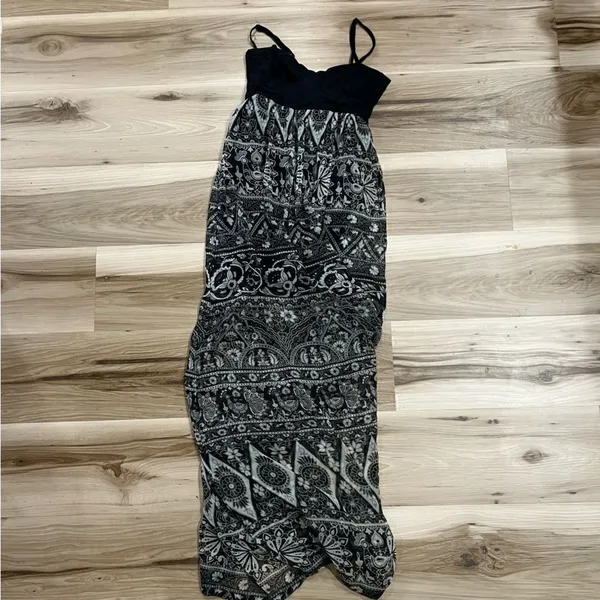 Billabong Sweet Lyrics Maxi Dress with Bustier-like Top Women’s Small - Image 3