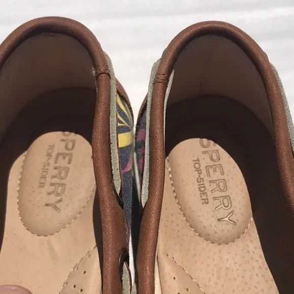 Sperry Top Sider with Floral Print‎ Shoes Size 6.5 - Image 7