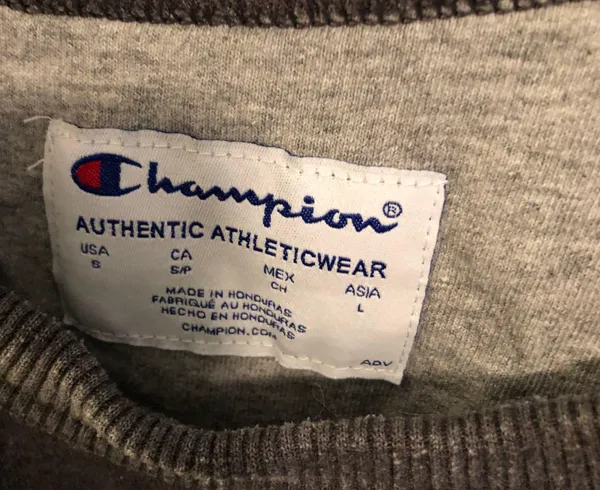 Champion Gray Crew Neck - Image 3