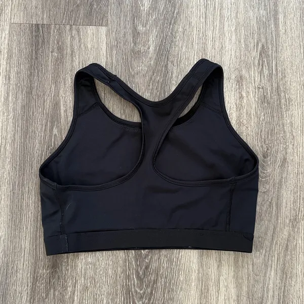 Nike Women's Midnight Black Sports Bra - Image 2
