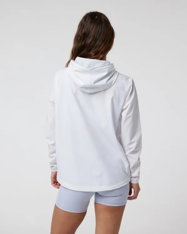Vuori Women’s Outdoor Trainer Shell - White Linen Texture - Image 3
