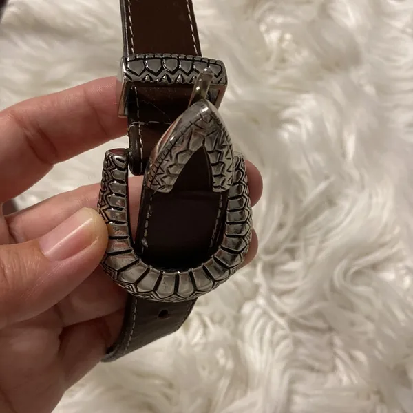 Beautiful Vintage Women Belt Genuine Leather small long 33” excellent condition - Image 7