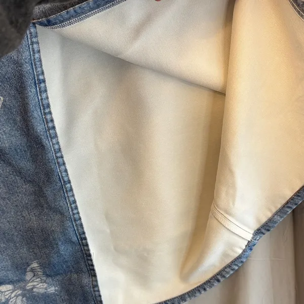 ❤️Butterfly Print Denim Skirt - Image 7
