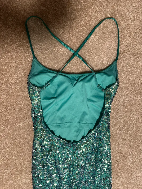 Prom Dress Green Size 0 - Image 3